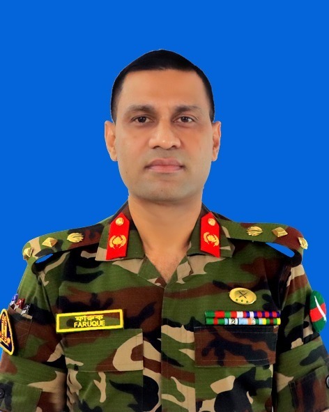 কর্নেল মোহাম্মদ ফারুক আহমেদ ভূঁইয়া, এএফডব্লিউসি, পিএসসি চীফ অপারেশনস্ অফিসার, সদর দপ্তর লজিষ্টিকস্ এরিয়া